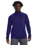 Men's Ua Tech Zip Long Sleeve - Sonar Blue Sm