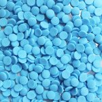 Round Confetti Light Blue 60G