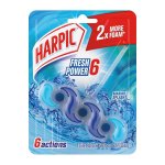 Harpic Fresh Power 6 Toilet Bowl Blocks Marine Splash 35G