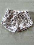 12-18 Mnths Muslin Retro Short With Pink Polka Dots