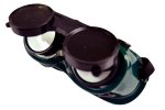 Welding Safety Goggles Round Black green