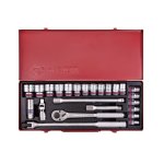 King Tony 1 2 Drive Socket Set 5 16" 1 1 4 24 Piece