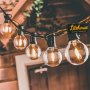 Litehouse White 10M LED Classic Bulb String Lights - Low Voltage - 25 Bulbs