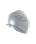 Silicone Swim Cap Triathlon & Pool Swimming Unisex - White white