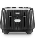 De'Longhi Ballerina Breakfast Set 4 Slice Toaster - Furnace Black CTD4003.BK