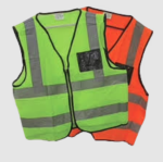 Econo Orange Reflective Vest With Zip&id Pouch - Orange 4X-LARGE