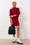 MINI Knit Skirt - XL Red