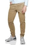 Match Men's Loose Fit Chino Washed Jogger Pant 36 6535 Khaki