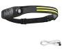 Multi-function LED Rechargeable Head Lamp With Motion Sensor