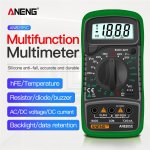 1PC Aneng AN8205C Digital Multimeter: Portable Auto Range Backlight Ac dc Ammeter Volt Ohm Tester With Thermocouple