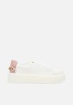 PoP Candy Platform Lace Up Sneakers - White