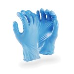 Blue Nitroshield Disposable Gloves