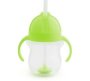 Munchkin Any Angle Click Lock Weighted Straw Trainer Cup 207ML Green