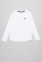 Polo Girls Mia Long Sleeve Tee - White