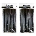 Bar Butler Straws Black Bendy - 5MM - 2PACK - 200 Piece
