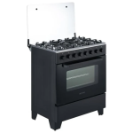 Outdoor 76CM Full Gas Stove With 6 Burners & Grill Matte Black