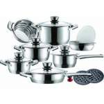 Smte Optic Stainless Steel Cookware Set -16 Piece With Keychain