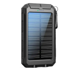 Solar Power Bank 20 000MAH - Wireless Charging & LED Flashlight