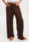 Cotton On Haven Wide Leg Pant - Chocolate