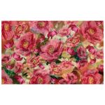 Red And Pink Blooming Florals Rectangle Tablecloth