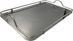 Silver Tray 42X27CM Rectangular Stainless Steel Tray