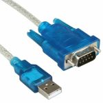 USB 2.0 To DB9 RS232 Serial Converter Cable 0.8M