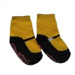 Socks For Girls 6-12 Months - Yellow Mary Jane Daisy Buckle