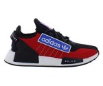 Adidas NMD_R1.V2 Mens Shoes Size 9 Black red blue-black