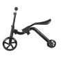 2 - In -1 Adjustable Kick Scooter Skateboard Walker Balance Bike - Black