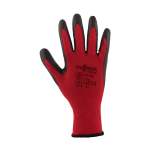 Red Pu Coated General Handling Gloves - Red - Red Extra Large