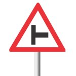 Side-road Junction Right Road Sign W108