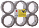 Dark Brown Low Noise Packaging Tape - Set Of 6 Rolls - 37700