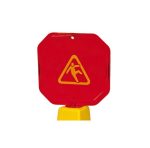 Wet Floor Cone With Caution Board