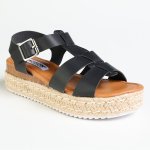 Madison T-bar Sandal - Black - 8