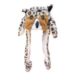 Brown Owl Light Up Animal Squeeze Hat
