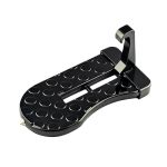 Car Door Step For Car Roof Access 400LB Capacity Access Aluminum Alloy Black