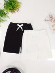 2PCS Solid Color Boys Casual Lightweight Elastic Waist Shorts Pack Comfy Breathable Sports Shorts For Training Running Hiking