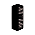 Snomaster SMWC-158PRO Pro Series 158 Bottle Dual Zone Wine Cooler – Black