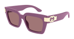 Gucci Sunglasses Woman Violet Brown GG1689S-004 - Violet Onesize