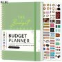 Bubu Budget Planner - Undated Monthly Bill Organizer For Adults Expense Tracker For Effective Money Management 13.97CM X 21.59CM With Stickers