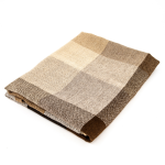 Pure Alpaca Checked Throw 19 - Standard Edge Standard Packaging