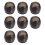 8 Piece - Silicone Furniture Leg Protector Cover - Transparent Black