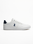 Polo Mens Action Leather Sneakers In White - White 11