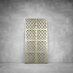 Wall Art D098 - 1040 X 535 X 20 Indoor Matt Silver Warm White