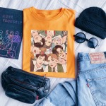 Bts Cartoon Illustration Poster T-Shirt