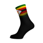 Zimbabwe Flag Socks - XL / Black