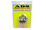 Padlock Brass 50MM 1 On Abs Card