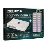 Volkano Back Up Power Kit MINI Ups 2 150 Lumen Emergency Lights