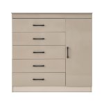 5 Drawer Chest 1 Door MWMF05