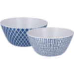 Mix Beach House Blue Salad Bowl